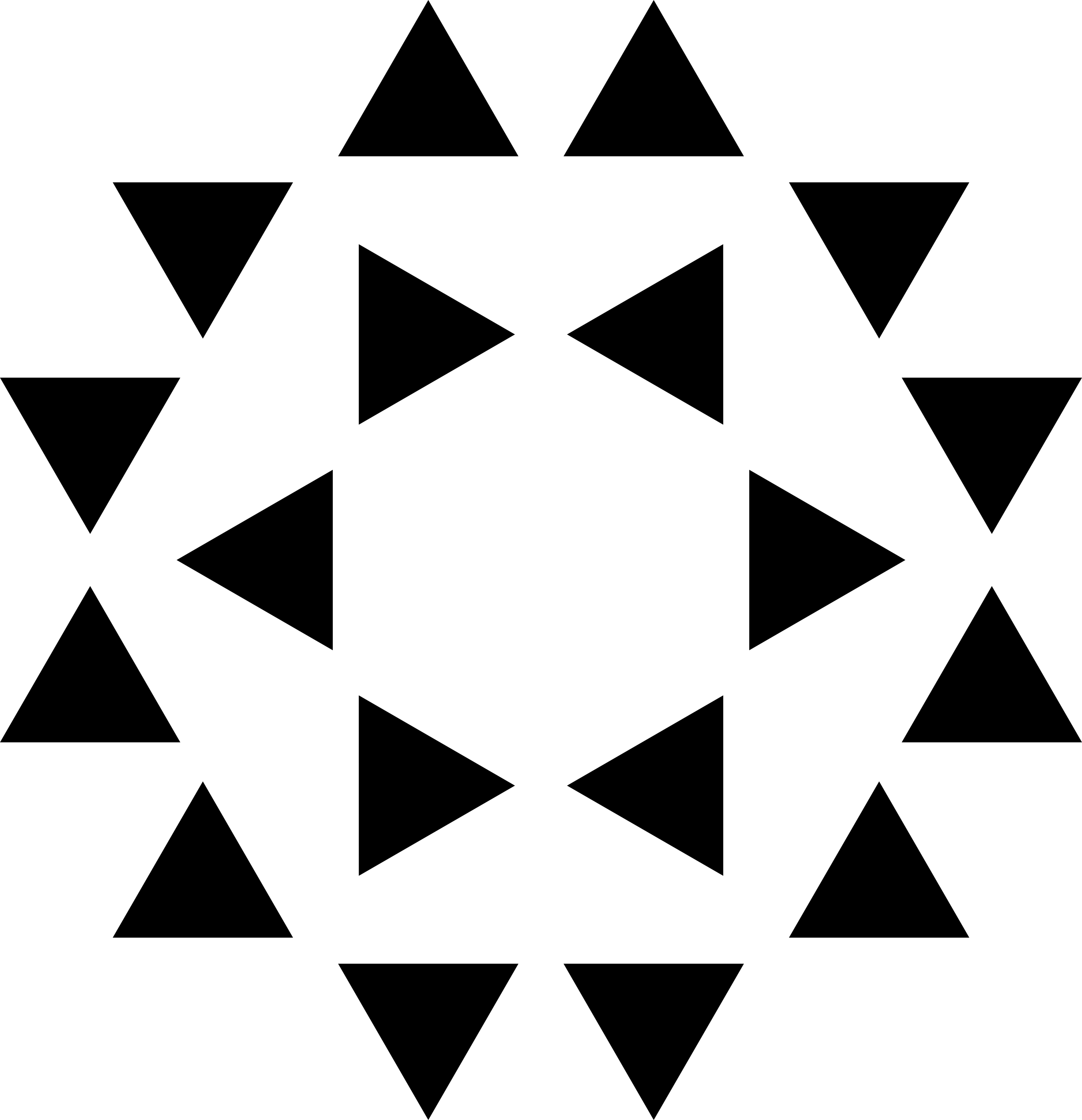 Polygonal Ornament Of Small Triangles In Star And Hexagon Shapes Vinyl Svg File Free Vectors